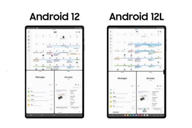 actualización de Android 12L