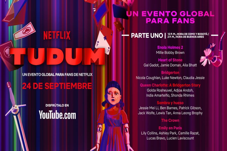 Netflix Revela el cronograma de Tudum
