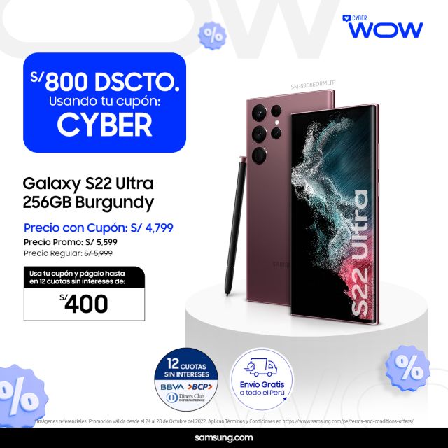 promociones en productos tecnológicos de Samsung 