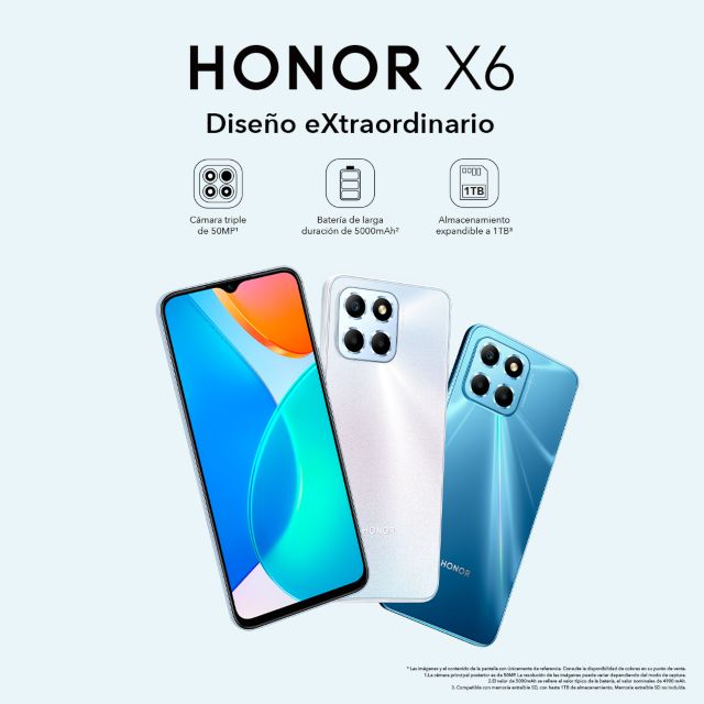 HONOR X6 y HONOR X6s