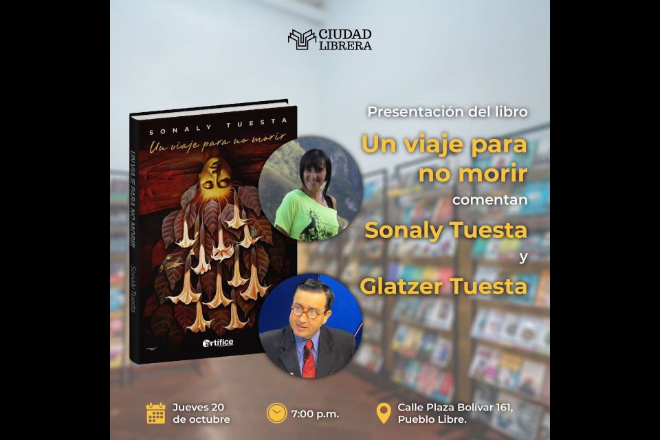 Sonaly Tuesta presenta libro
