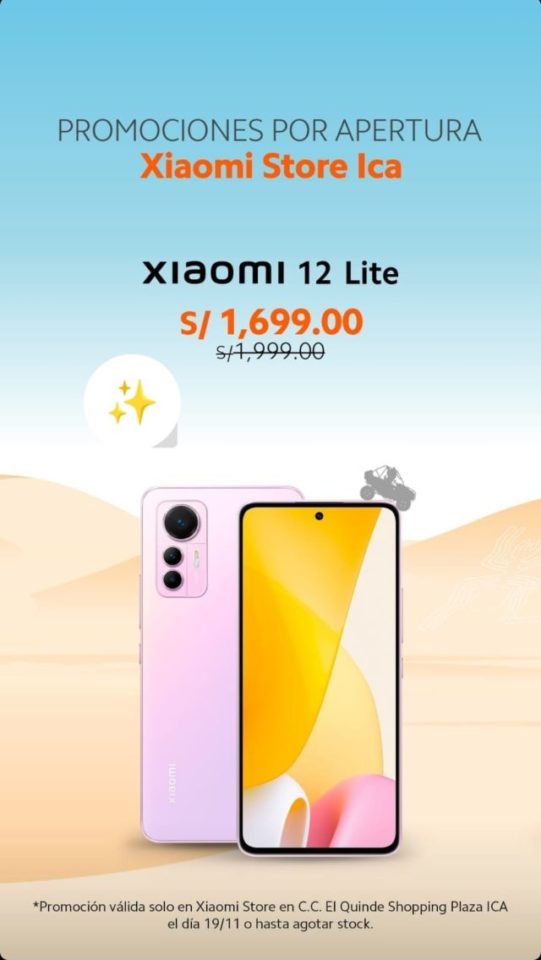 Xiaomi abrirá su primera tienda en Ica 