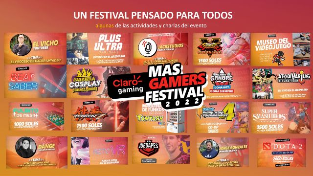Claro gaming MasGamers Festival 2022 presenta