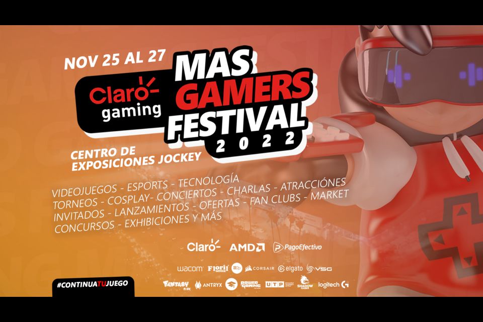 Claro Gaming MasGamers Festival está de regreso