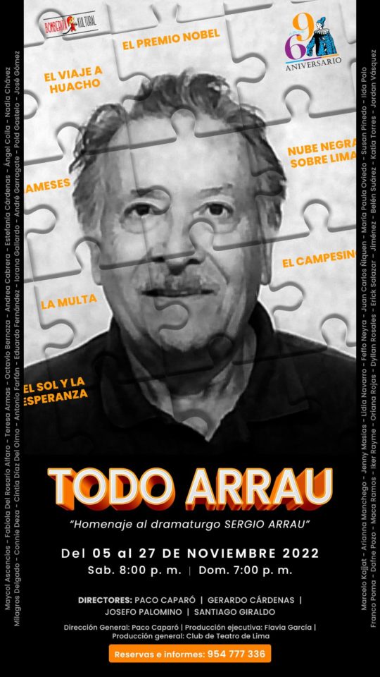 Homenaje al dramaturgo Sergio Arrau