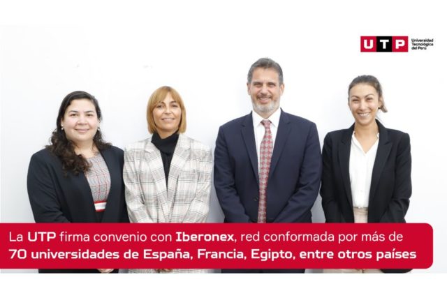 UTP firma convenio con Iberonex