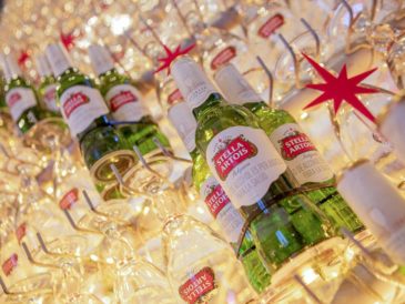 la campaña de Stella Artois para celebrar la navidad