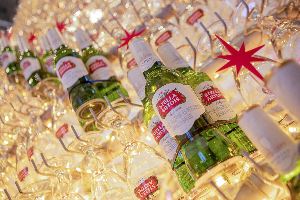 la campaña de Stella Artois para celebrar la navidad