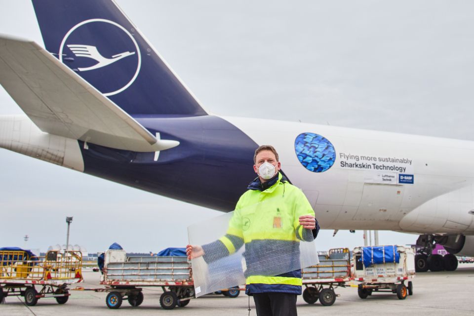 AeroSHARK de Lufthansa Technik y BASF