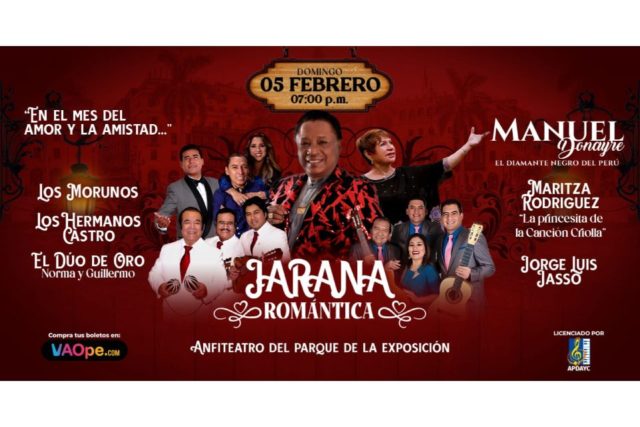 noche romántica y de mucha jarana