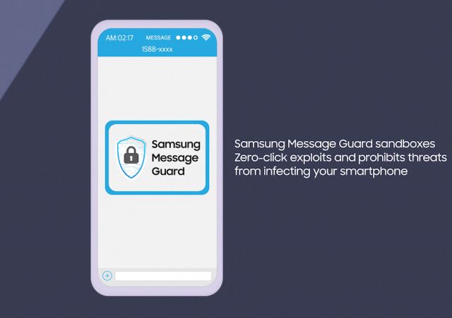 Samsung Message Guard te protege 
