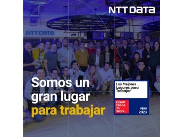 NTT DATA Perú como una de las mejores empresas para trabajar