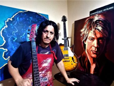 Muestra de pinturas en homenaje a grandes del rock