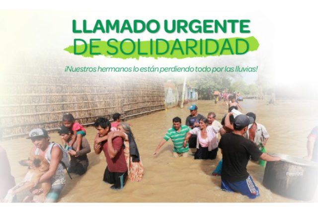 CÁRITAS LIMA solicita donaciones