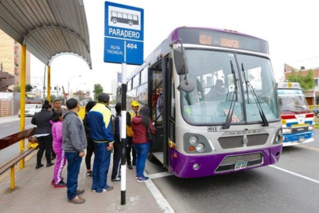 Cierre del Corredor Morado en Lima