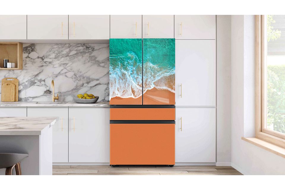 refrigeradores personalizables de la línea Bespoke