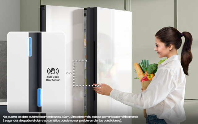 nuevas refrigeradoras Bespoke Side by Side  