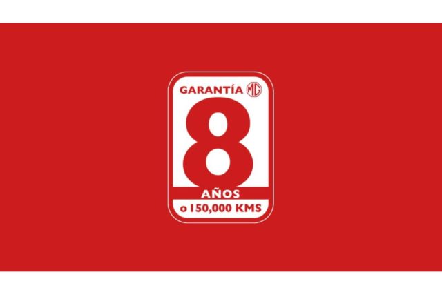 MG anuncia garantía de 8 años