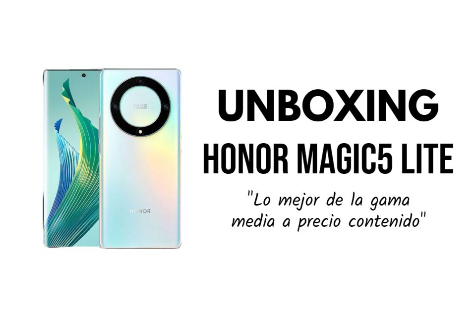 Unboxing Honor Magic5 Lite