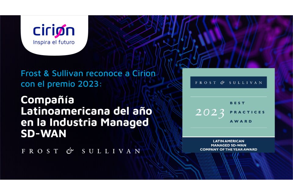 Frost & Sullivan reconoce a Cirion