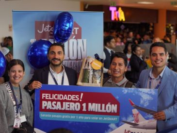 JetSMART supera el millón de pasajeros