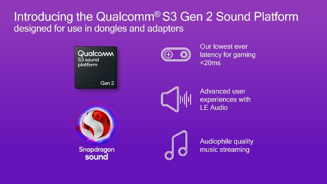 sonido Qualcomm S3 Gen 2 