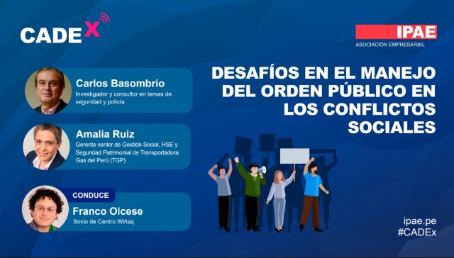 MANEJO DEL ORDEN PÚBLICO en los CONFLICTOS SOCIALES