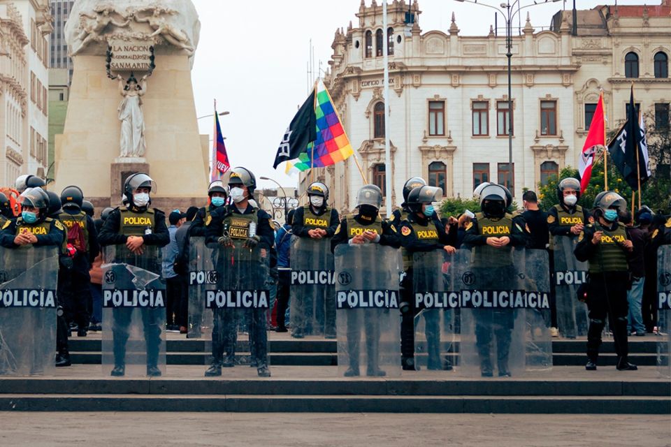 orden público en conflictos sociales y políticos