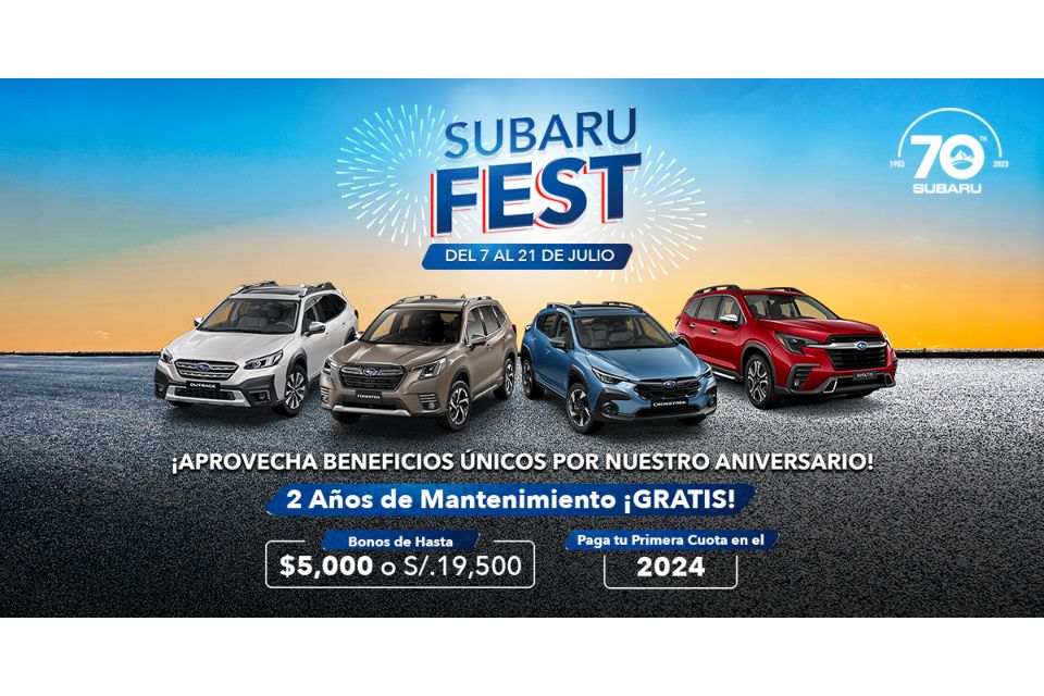 campaña SUBARU FEST