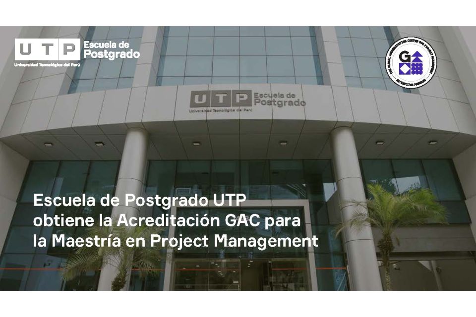 Escuela de Posgrado UTP obtiene