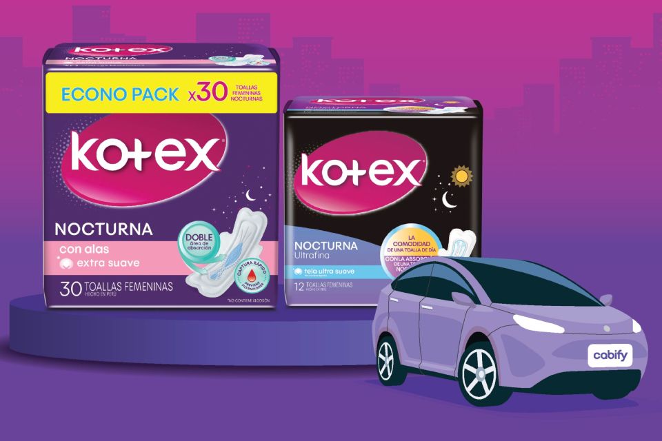 Cabify y Kotex se unen