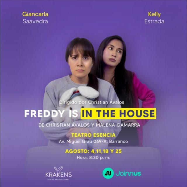 Próximo estreno de la obra FREDDY IS IN THE HOUSE