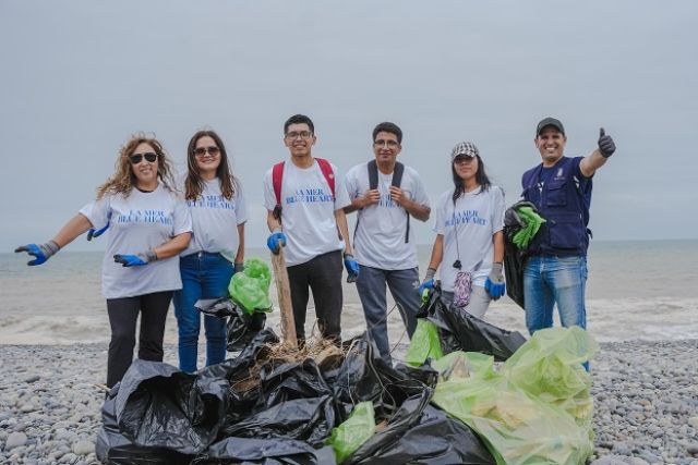 LA MER y RECICLA LATAM recolectaron