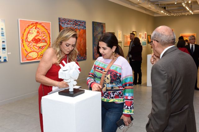 exposición de arte sobre el ping pong 