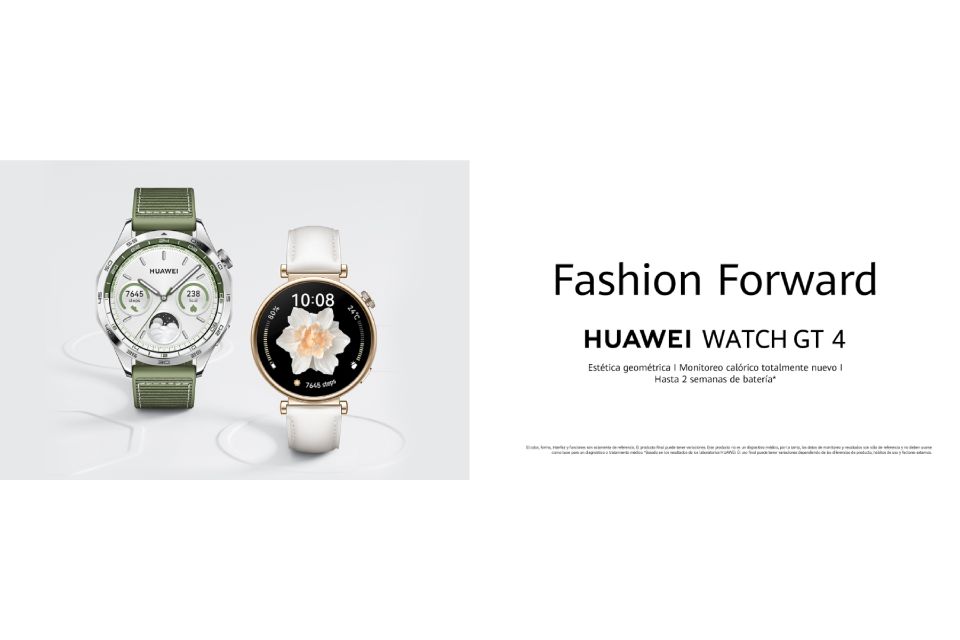 Huawei lanza su smartwatch Huawei Watch GT 4, que combina estilo y fitness