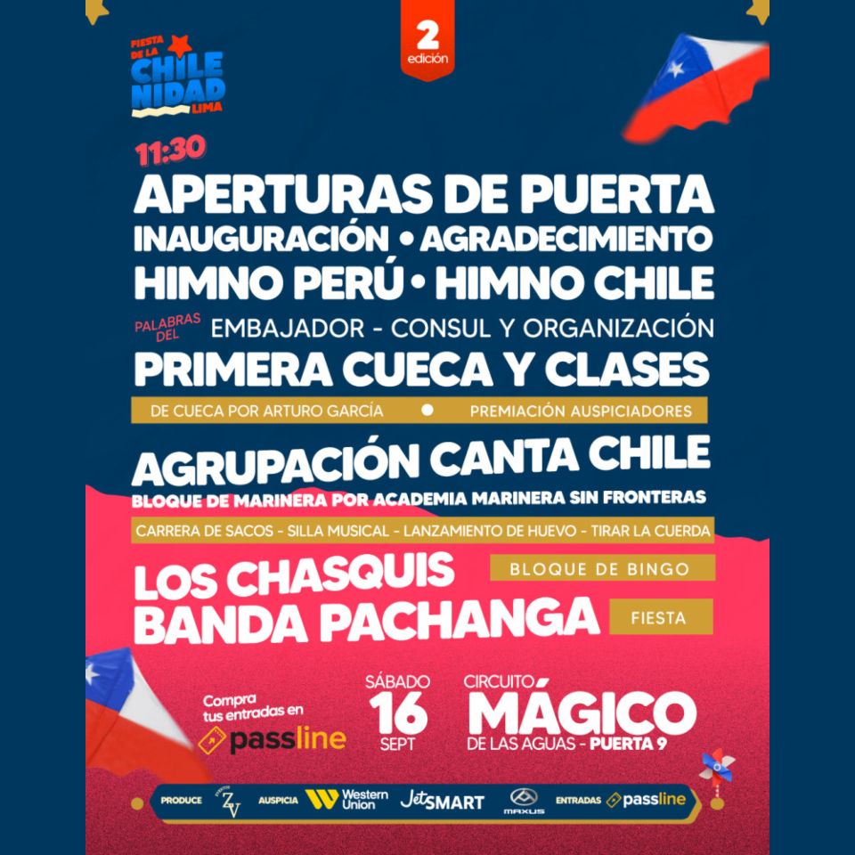 Fiesta de la Chilenidad en Lima 2023