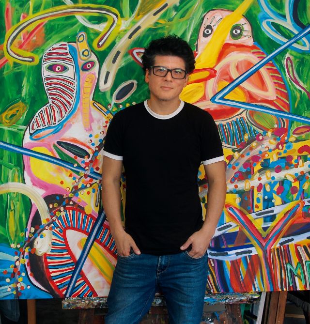 Artista Marcos Palacios presenta exposición