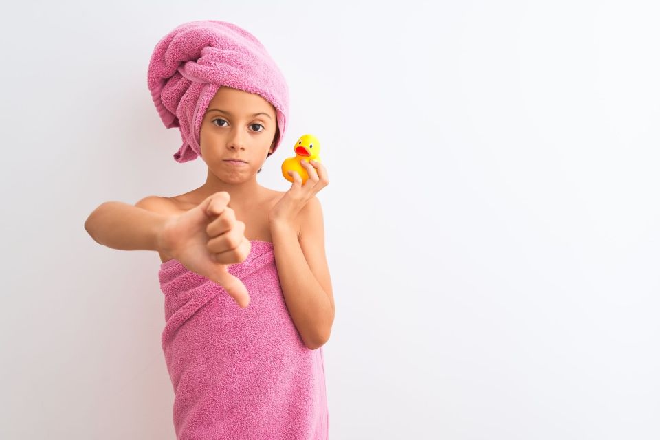 Mi hijo no quiere bañarse