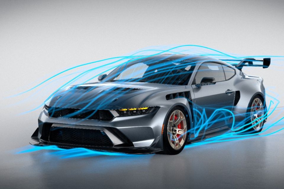 Mustang GTD y su ventaja aerodinámica