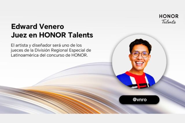 Edward Venero será juez en concurso global HONOR Talents