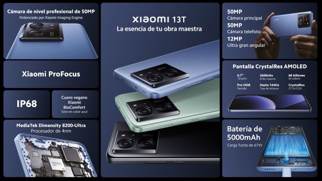 Xiaomi presenta en Perú el smartphone Xiaomi 13T