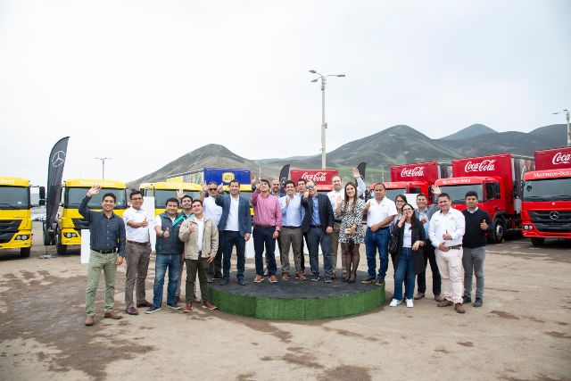 camiones a Arca Continental en Perú