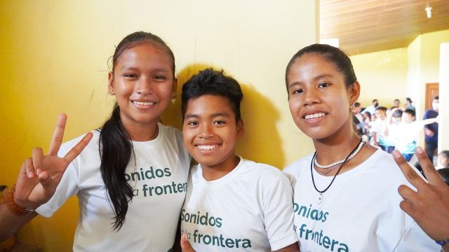 voces de los niños del Amazonas
