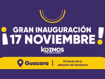 ¡Kozmos aterriza en noviembre en Guacara!