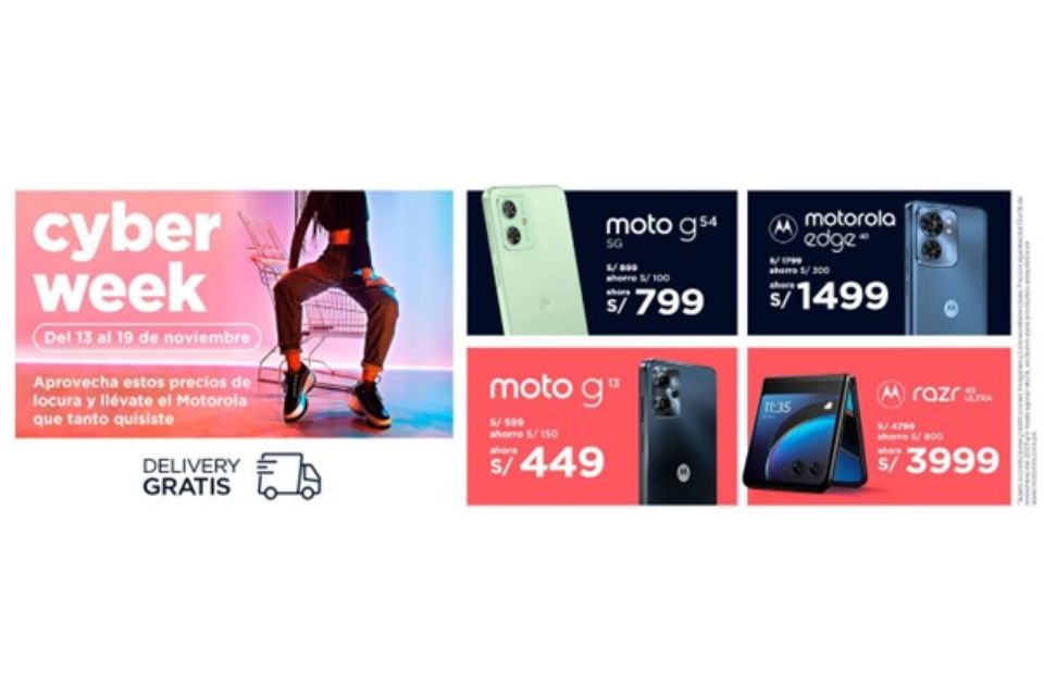Motorola anuncia su último Cyber Week del año