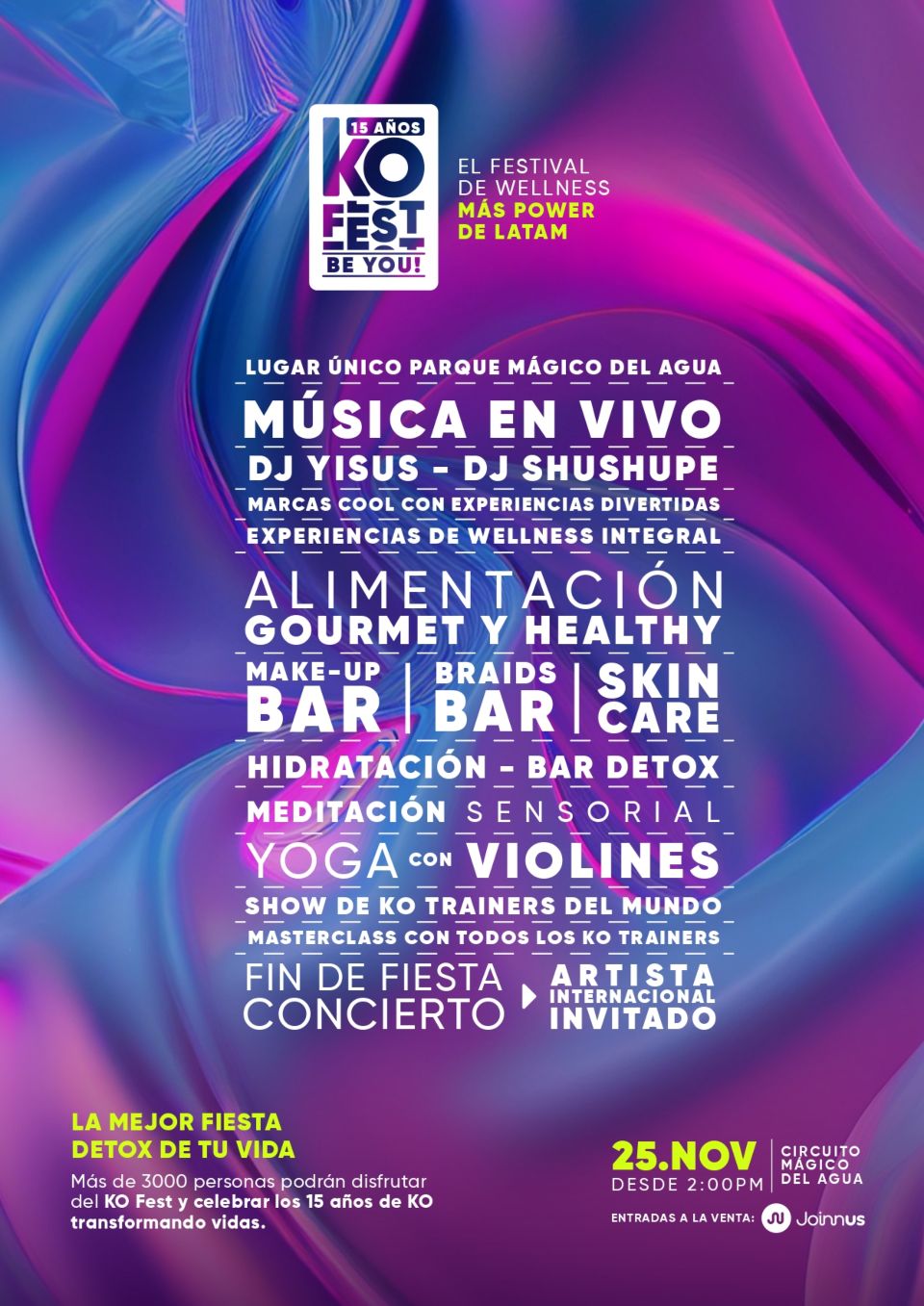 El FESTIVAL DE WELLNESS MÁS POWER de LATAM