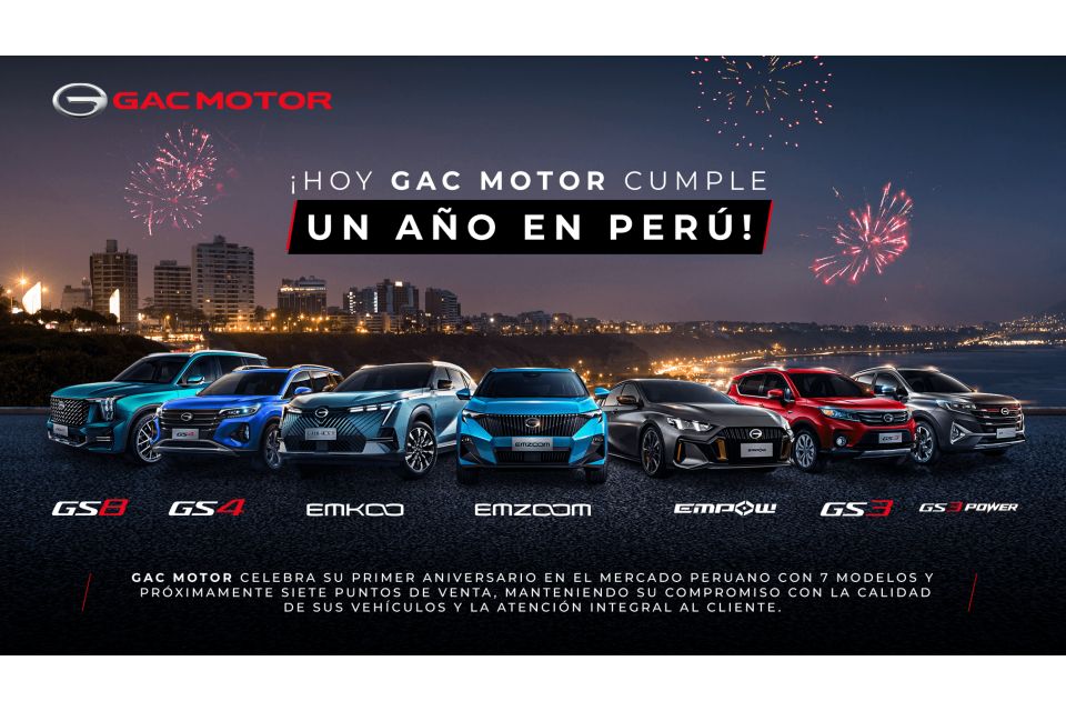 GAC Motor celebra su primer aniversario en Perú