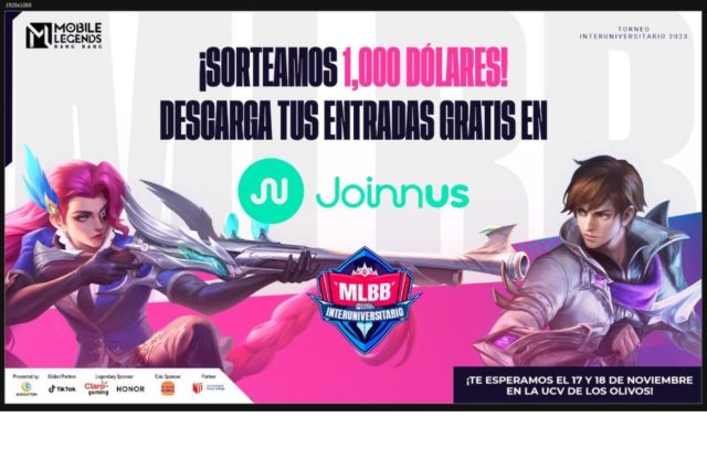 Gana mil dólares asistiendo al Torneo Interuniversitario de Mobile Legends