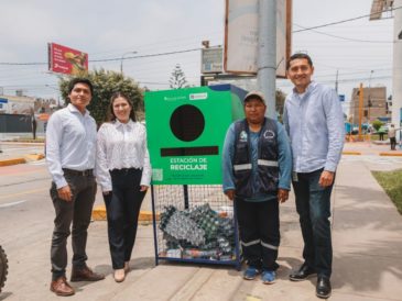 Interbank y Recicla LATAM instalan estaciones de reciclaje