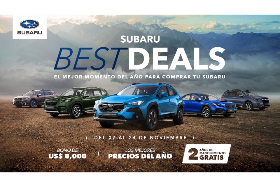 SUBARU lanza su campaña SUBARU BEST DEALS